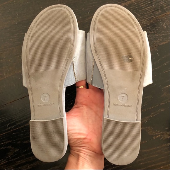 BLUE SUEDE SANDALS - Picture 3 of 3